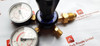 Harris 801 Oxygen Regulator- Dual Gauge