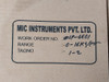 Mic Instruments Ggpr103/94 Analog Pressure Gauge 0-16 Kg/Cm2