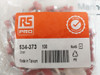 Lot Of 100X Rs 534-373 Hooked Insulated Crimp Blade Terminal Red