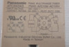 Panasonic Pm4S-a2C10M-ac120V Multirange Timer