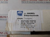 J.Giebel Filtertechnik Duo-plex V 401-w Adsorber Cartridge Set