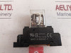Lot Of 2X Omron Ly2 Cube Relay With Socket Base 12A 240Vac