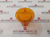 Rs 626-949 Beacon Dome Cover Amber Smooth Ip65