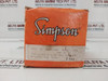 Simpson M-10485-5 Panel Meter 0-8 Dc Amperes