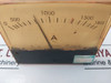 Toyo Keiki Acf-12N Analog Ammeter 0-1800 A~ 1500/5A