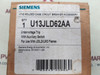 Siemens u13jld62aa series Undervoltage trip auxiliary switch