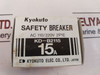 Kyokuto Kd-b2115 2 Pole Safety Breaker Ac 110/220 V 15A