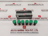 Lot of 6X TAIWAN NLD-22 LED Green Pilot Lamp Indicator Light AC 220V-240V 20MA