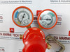 Henan Dalisi Yqe-03 Acetylene Reducer Pressure Gauge 0-0.25 Mpa