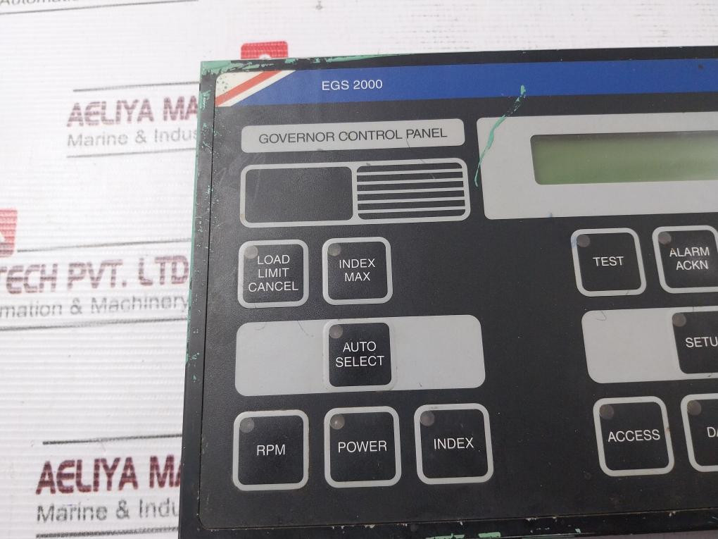 Lyngso Marine Egs 2000 Governor Control Panel 260707(Not Working)