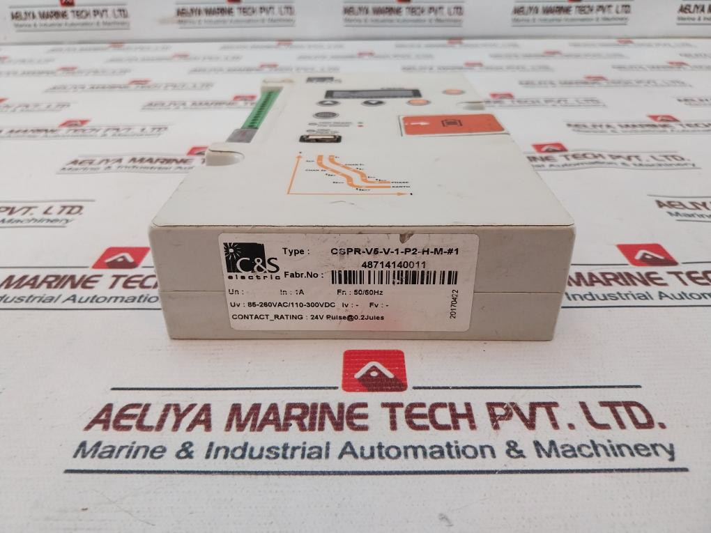 Cspr Relay C&S Electric Cspr-v5-v-1-p2-h-m-#1 Over Current Protection Relay