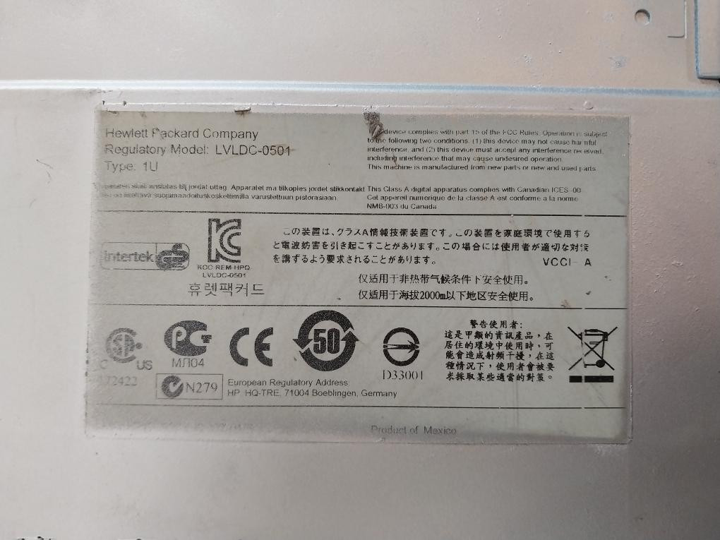 Hewlett Packard Lvldc-0501 Storageworks 1/8 G2 Tape Autoloader