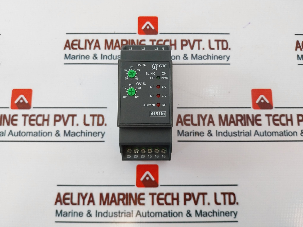 Gic 415Un Phase Neutral & Voltage Control Relay 250V