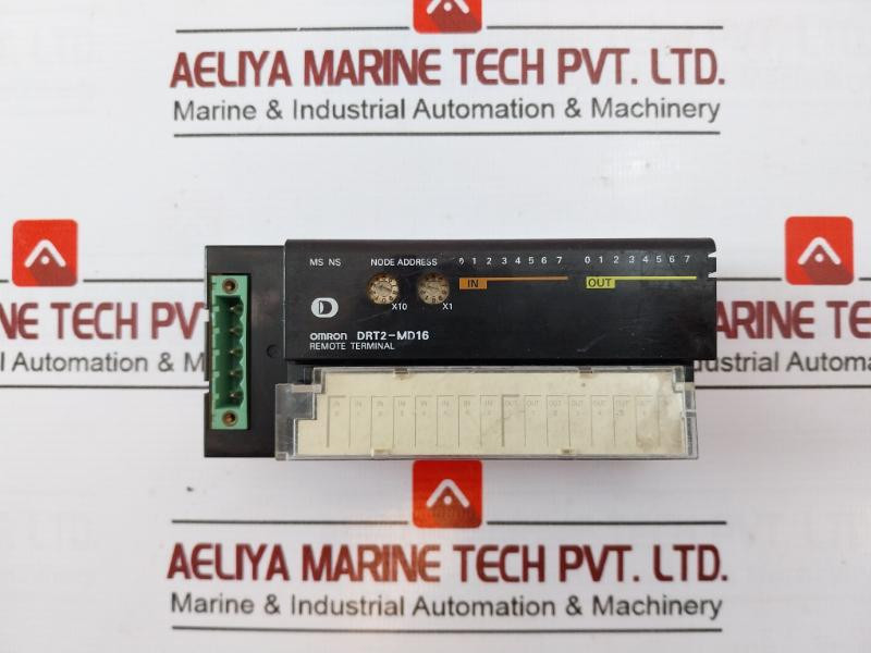 Omron Drt2-md16 Devicenet Unit Remote I/O Terminal With Transistor