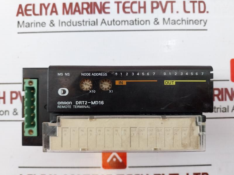 オムロン　DRT2-MD16 リモート入出ターミナル 数量1個 Omron Drt2-md16 Devicenet Unit Remote I/O Terminal With Transistor