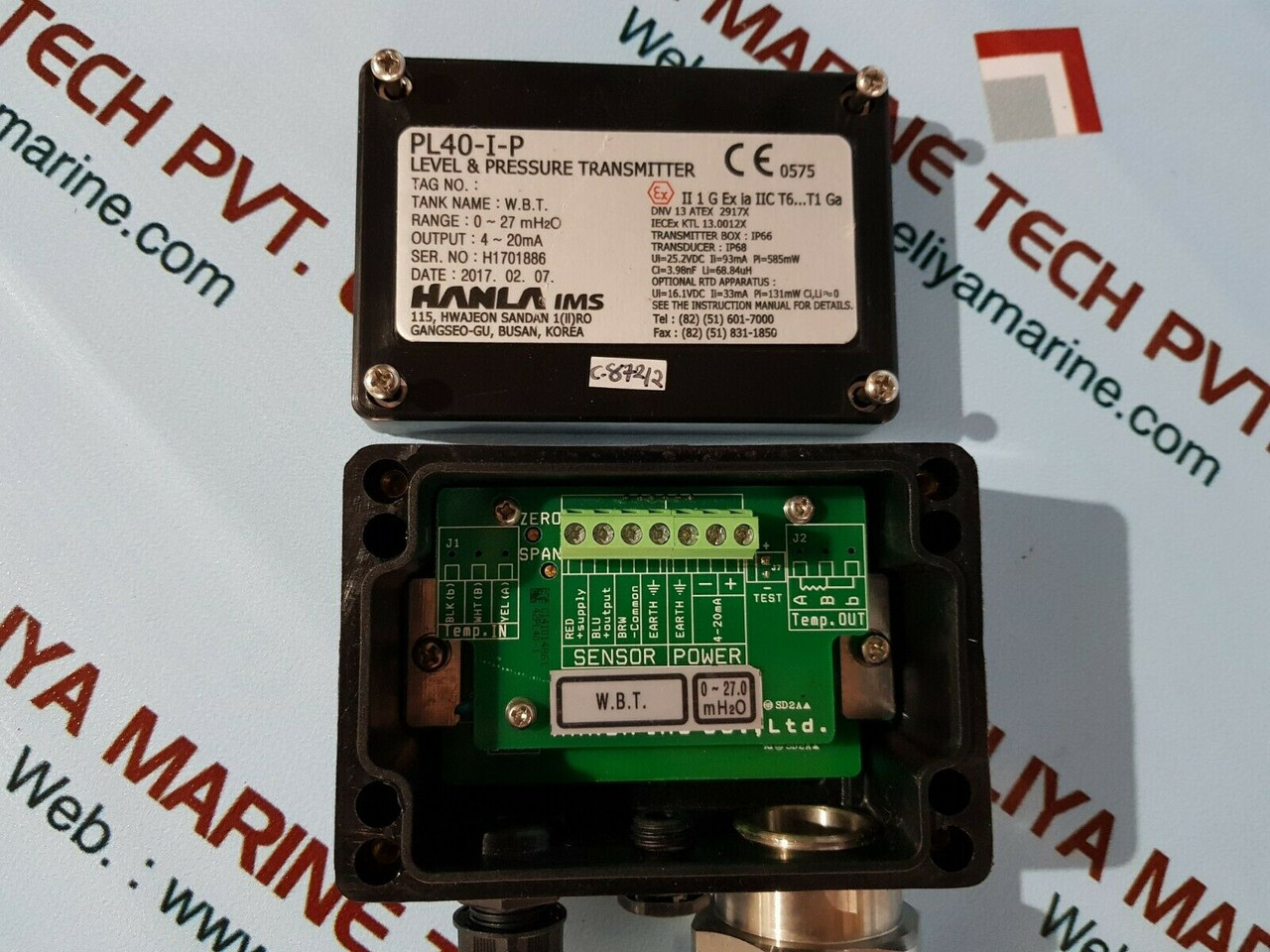 Hanla Level Sensor Hanla ims pl40-i-p level & pressure transmitter range 0~27 mh2o