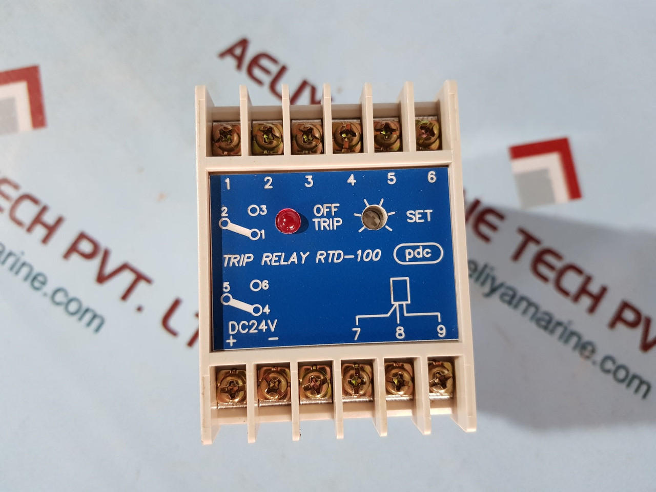 Pan Delta Rtd-100 V1.00 Rtd Temperature Trip Relay