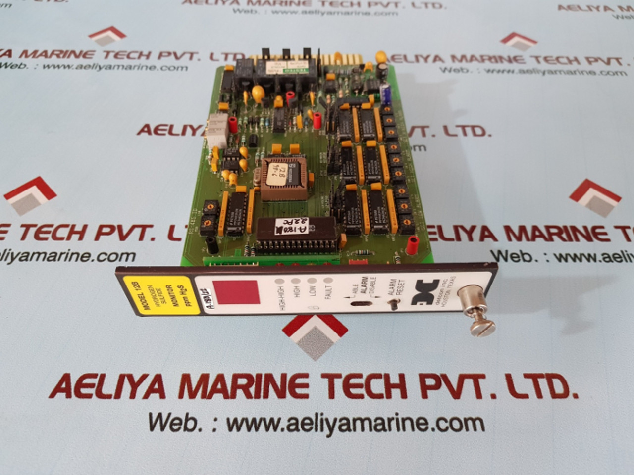 Detcon 12B Hydrogen Sulfide Combustible Gas Monitor Alarm Pc Board Module Ppmh2S