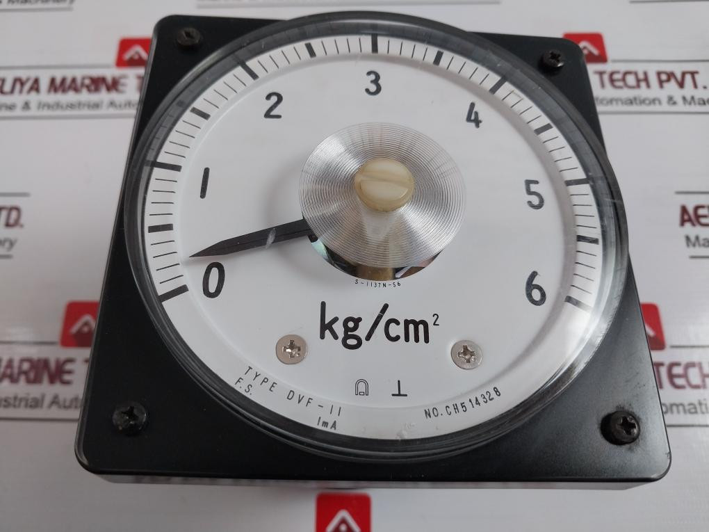 Toyo Keiki Dvf-11 Pressure Indicator 0-6 Kg/Cm2