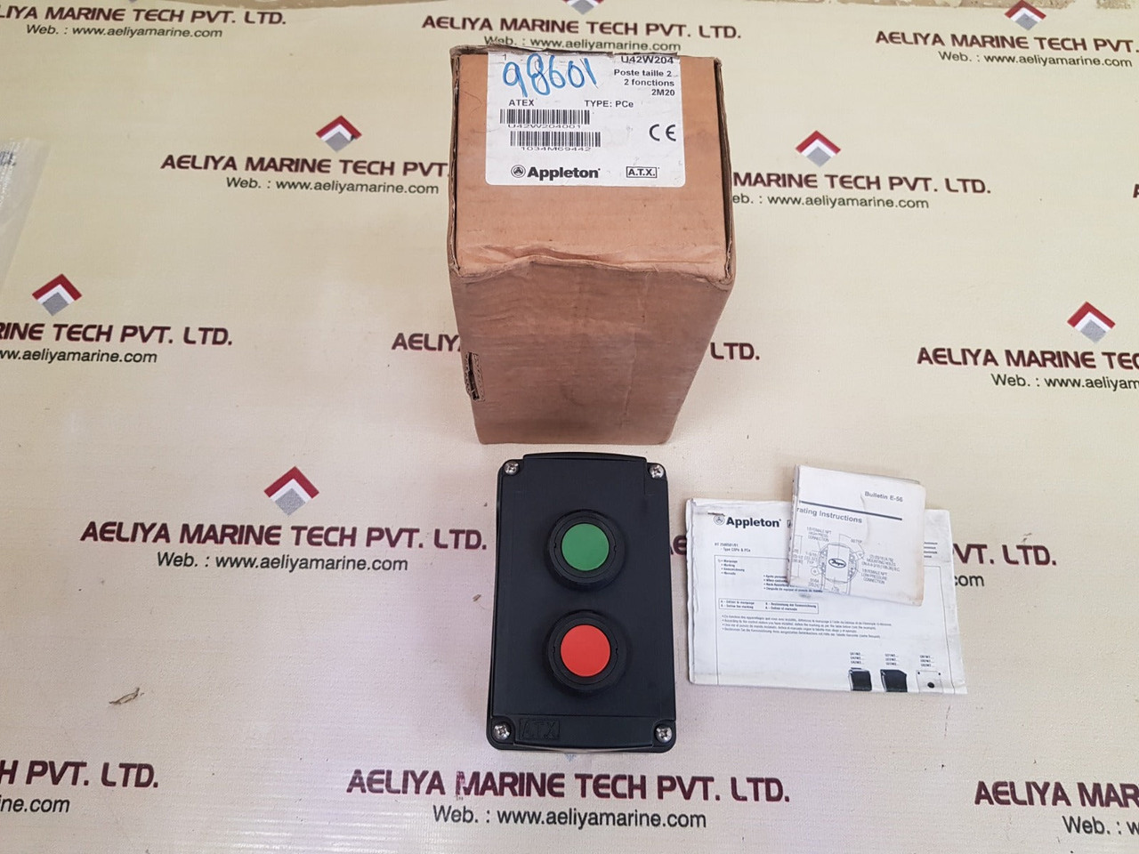 Appleton Pce U42W204 Control Station - Type PCE France