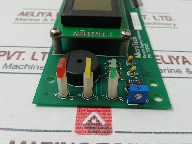 Microtech 0733785-01-0 Keypad Display Interface Assembly 323738