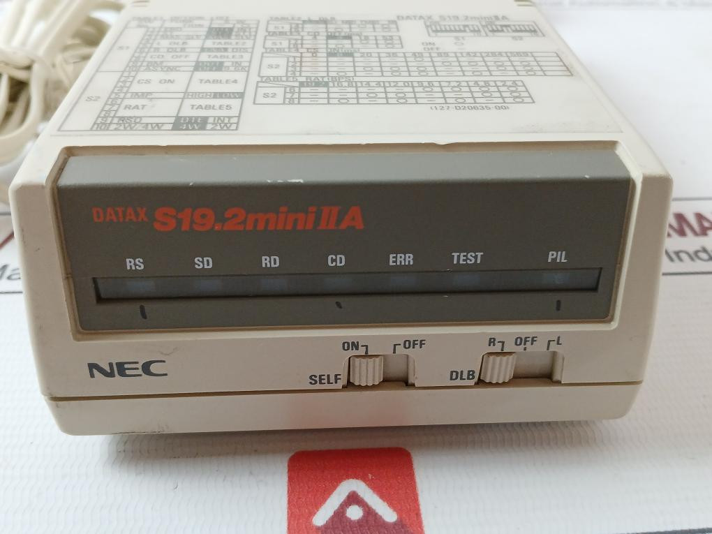 NEC DATAX S19.2mini ⅡA 変復調装置　２台 NEC DATAX S19.2 mini 2 A 変復調装置 AC100V 【公式通販】