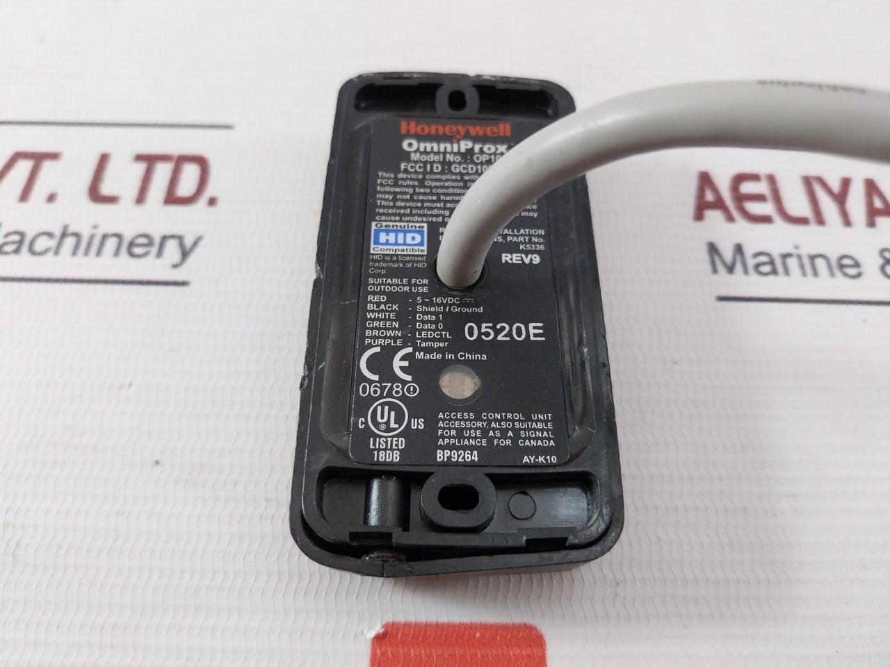 Honeywell Op10 Omniprox Cableplus Mini-mullion Proximity Card