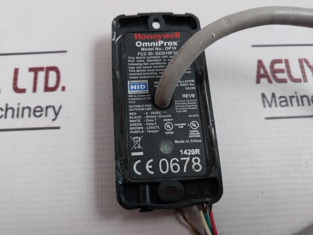 Honeywell Omniprox Op10 Mini-mullion Proximity Card Readers K5336