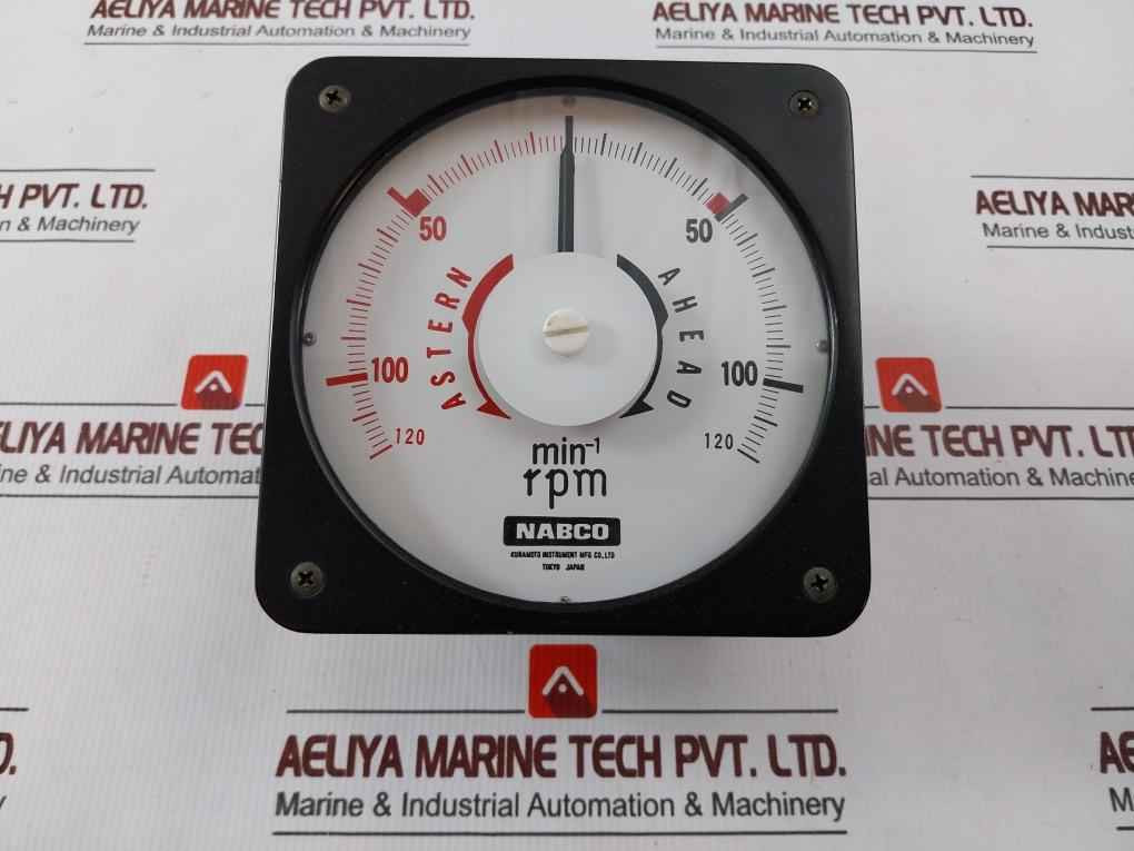 Kuramoto 74752172-02 Rpm Meter Min-1 Astern 120-0-120 Ahead
