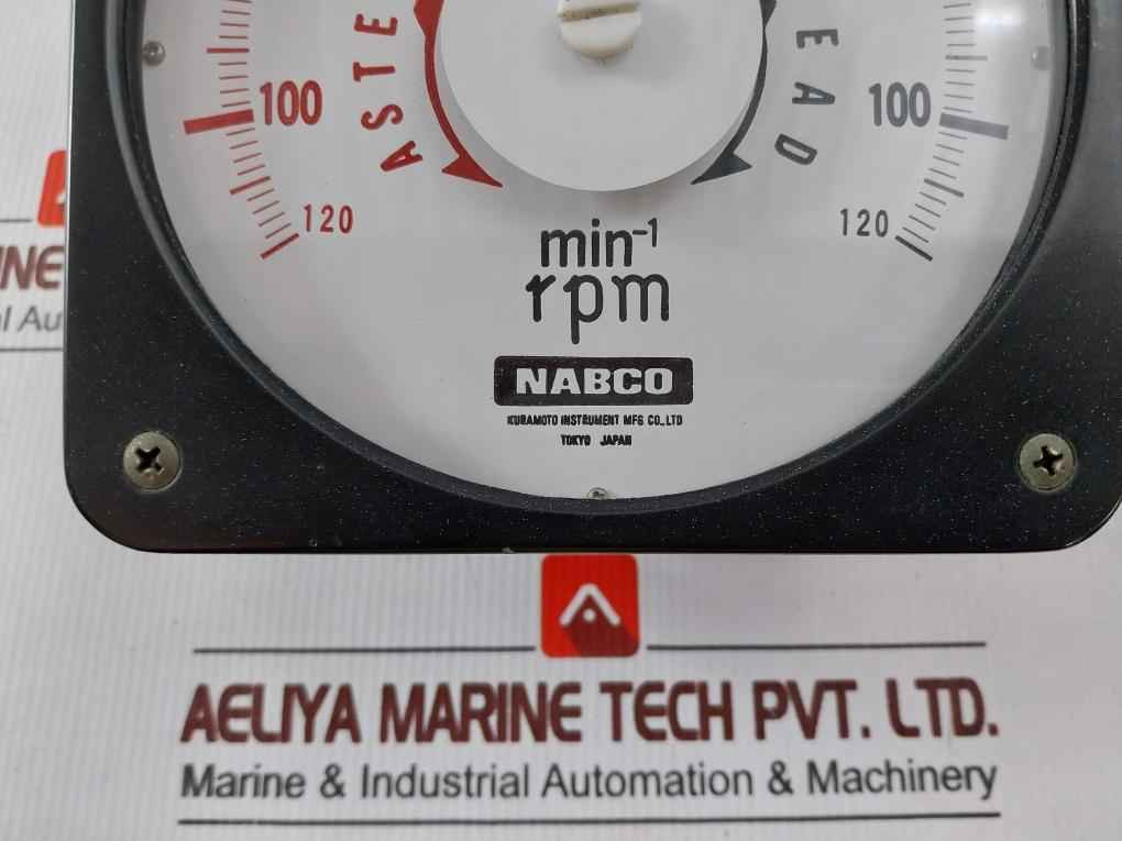 Kuramoto 74752172-02 Rpm Meter Min-1 Astern 120-0-120 Ahead