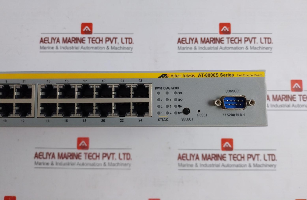 Allied Telesis 100-240Vac~ Stackable Fast Ethernet Edge Switch At