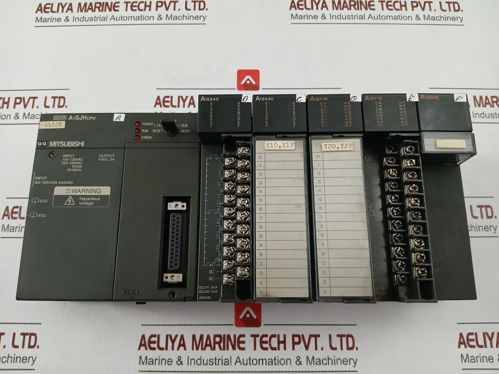 Mitsubishi 100-120Vac Programmable Logic Controller Cpu Unit A1Sjhcpu