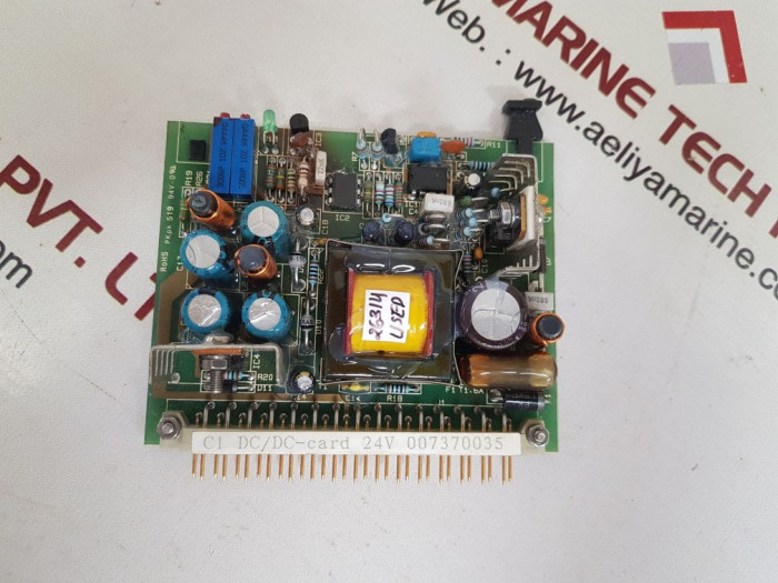 Wartsila c1 dc/dc-card 24v 007370035 relay card