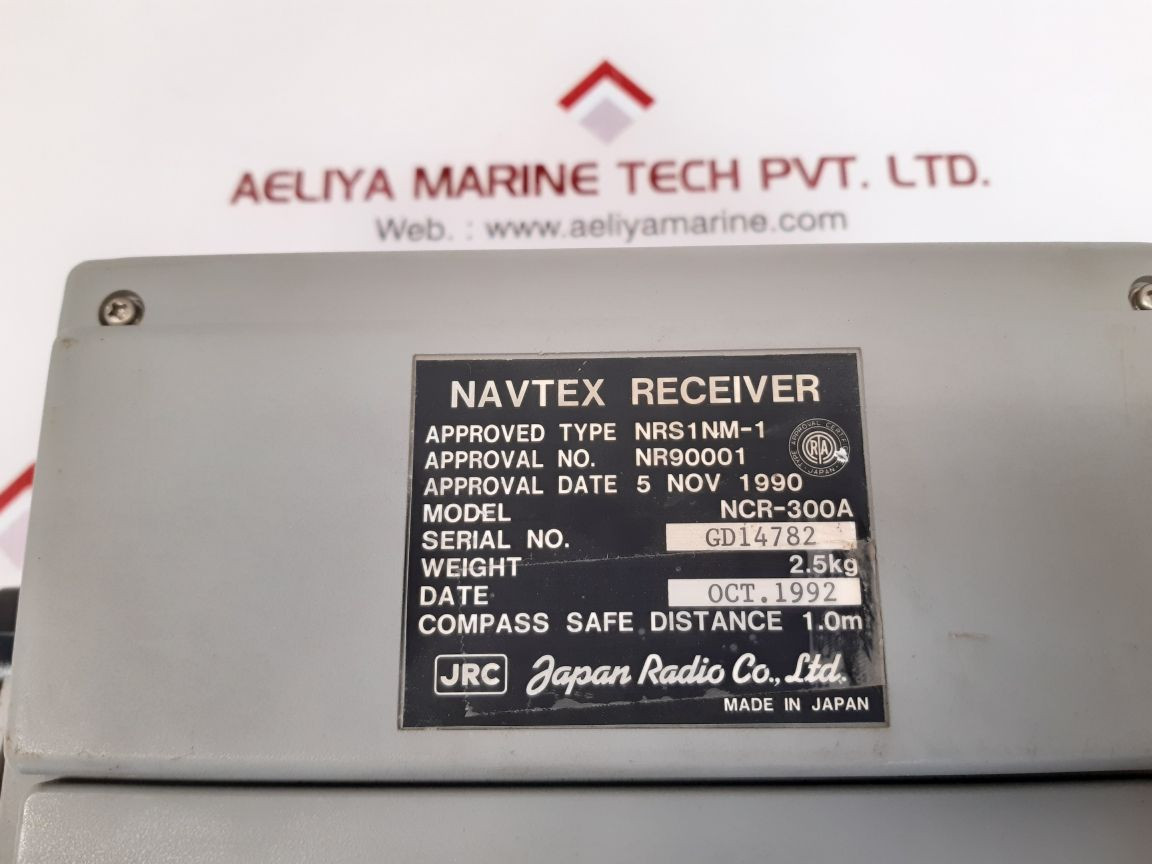 Navtex Roc Jrc ncr-300a navtex receiver nrs1nm-1