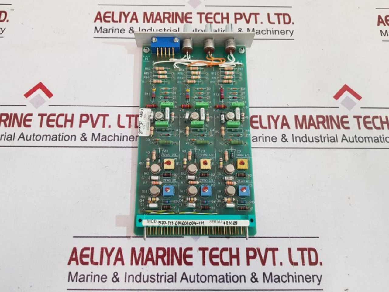 Gavazzi 370-111-004004004-111 Manual Loading Station Card