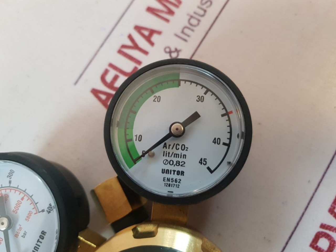 Unitor 510 Ar/Co2 Regulator Flow 0-35L/Min