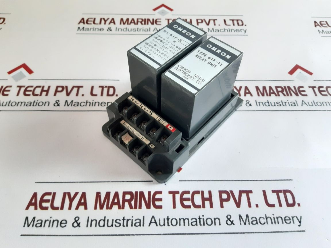 その他 OMRON 61F-11 RELAY UNIT Omron 61F-11 Floatless Level Switch With 61F-g Relay Unit
