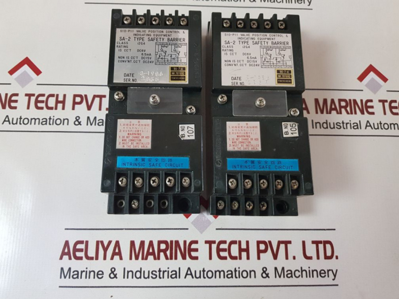 Tokyo Keiki S10-p11 Sa-2 Safety Barrier Valve Position Control