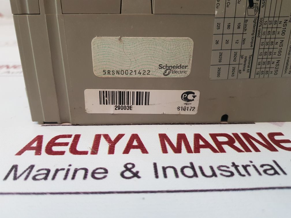 Bloc Fixe Merlin Gerin 29273 – 9 Fils Fins – Module NS100 à 630A – NEUF