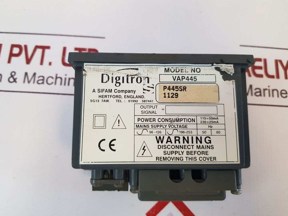 vap indicator Digitron Vap445 Pressure Indicator 50/60Hz
