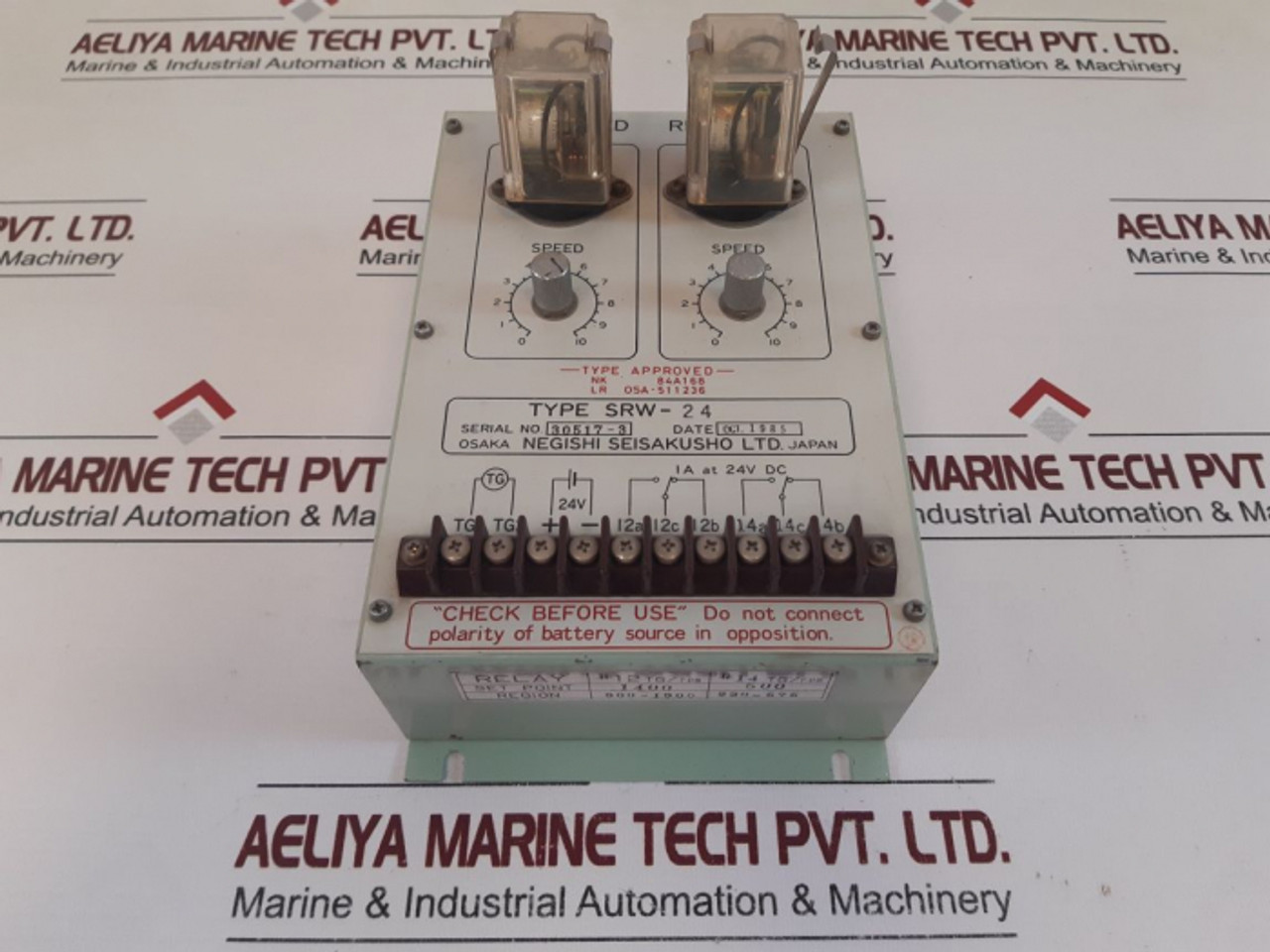 Osaka Negishi Seisakusho Srw-24 Speed Relay 1A At 24V Dc