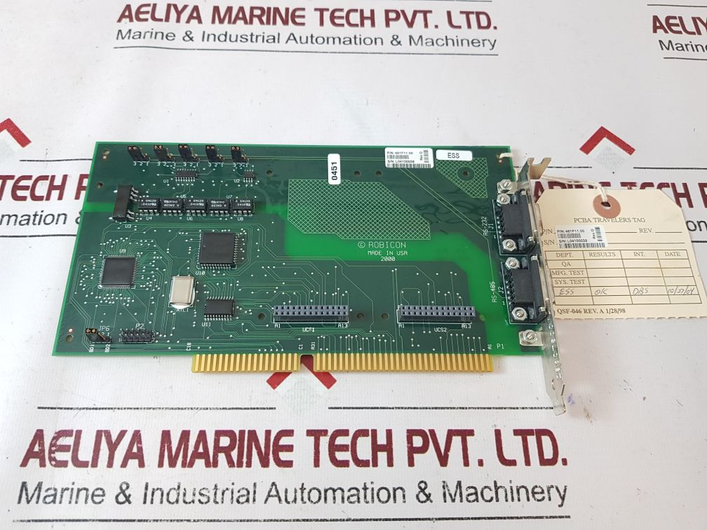 Robicon 461F11.00 Rev D Medium Voltage Pcb
