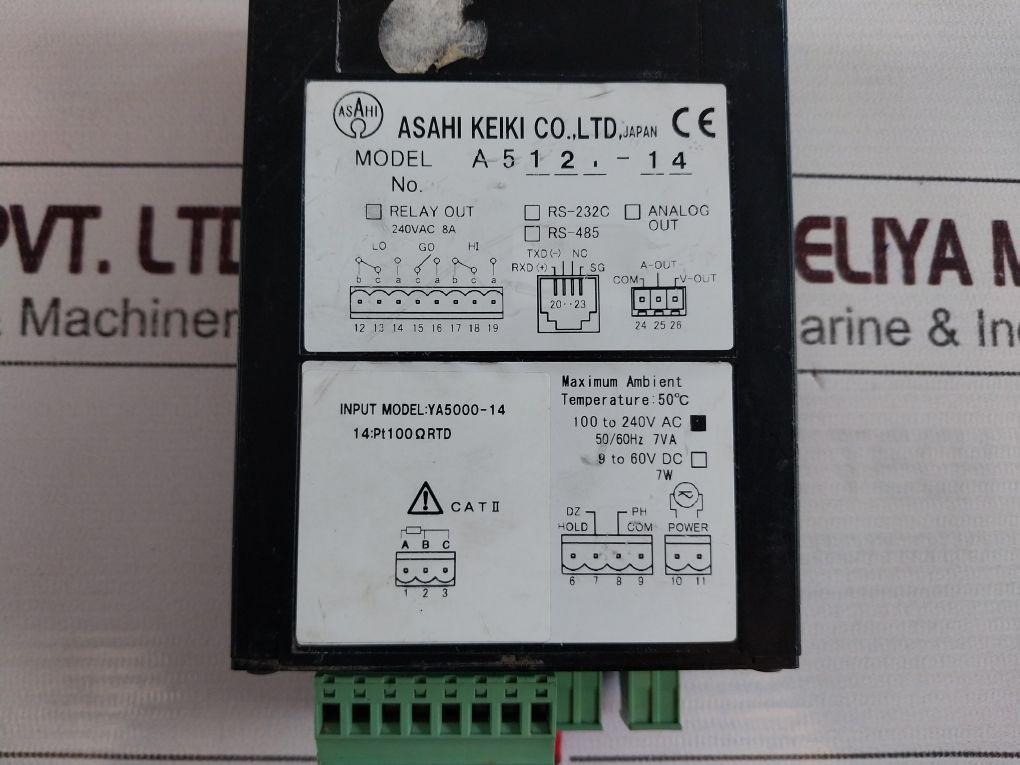 Asahi Keiki Digital Panel Meter A512X-14