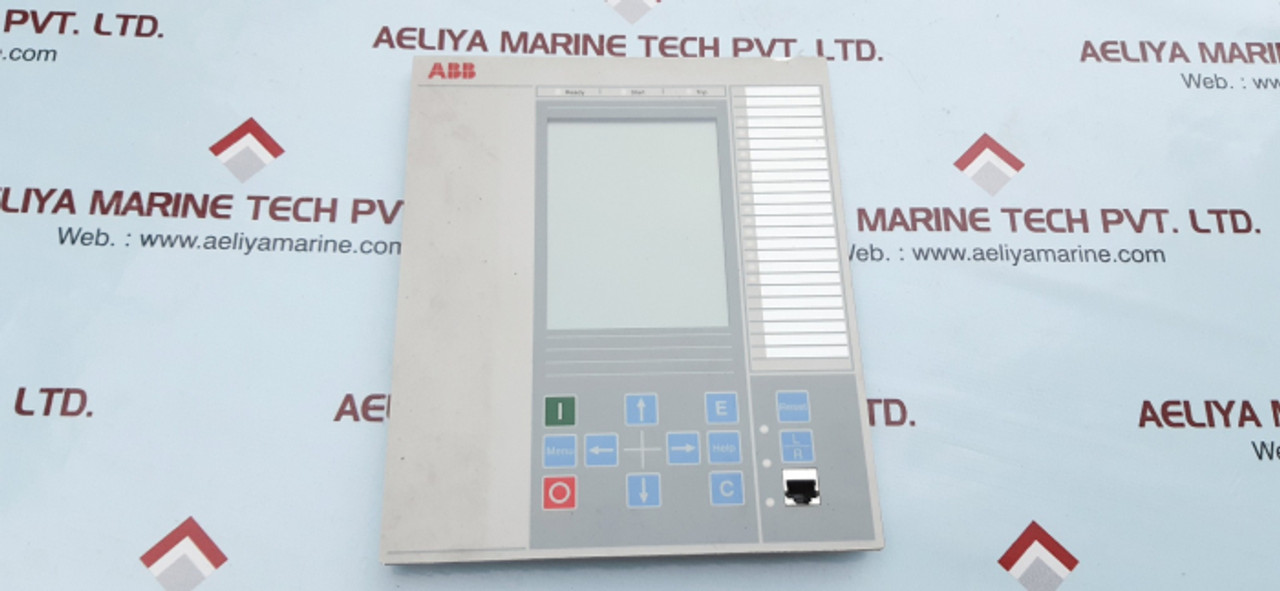 Abb 1Mrk000008-lbr02 Front Display Panel