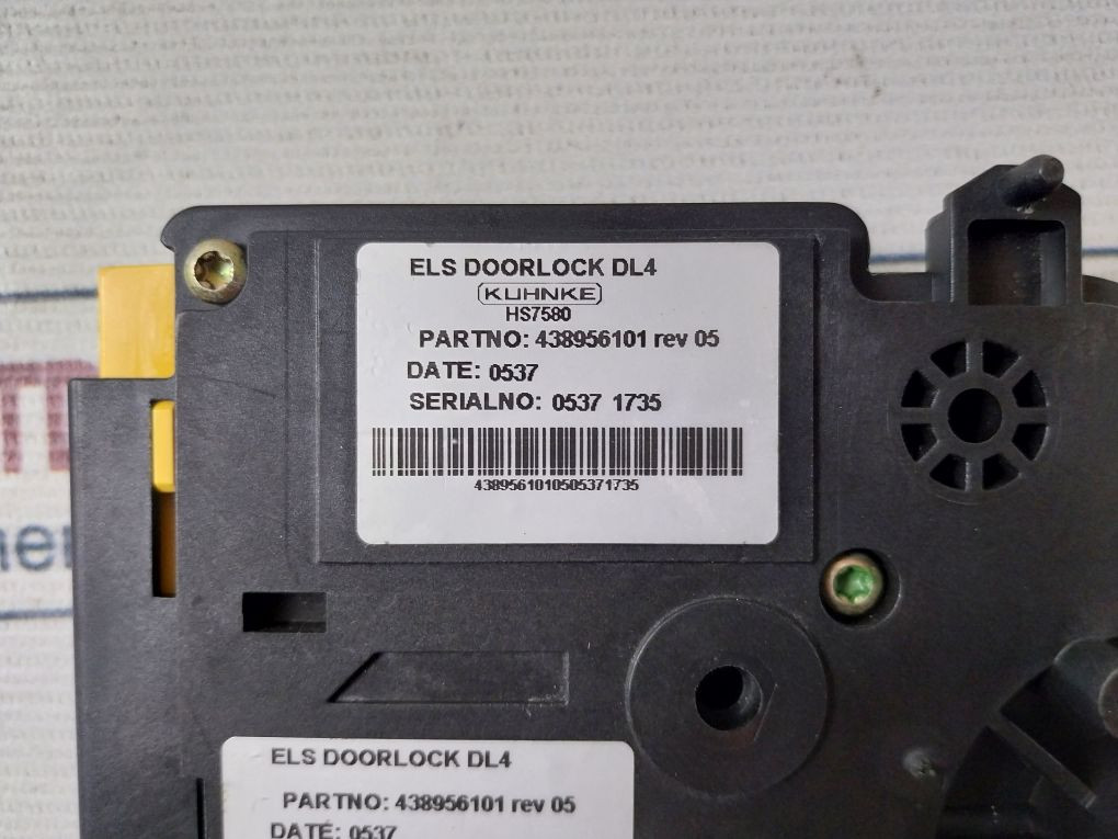 Kuhnke 438956101 Els Doorlock Dl4 Rev 05