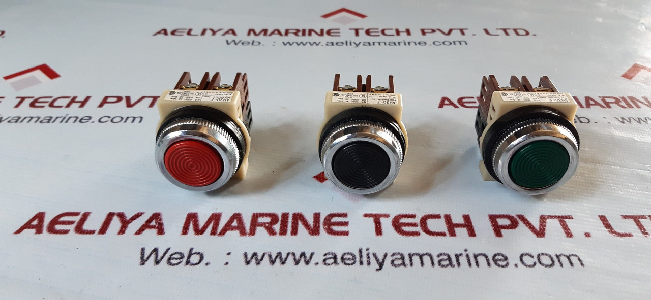 Fuji Electric Ah30-f Push Button Command Switch