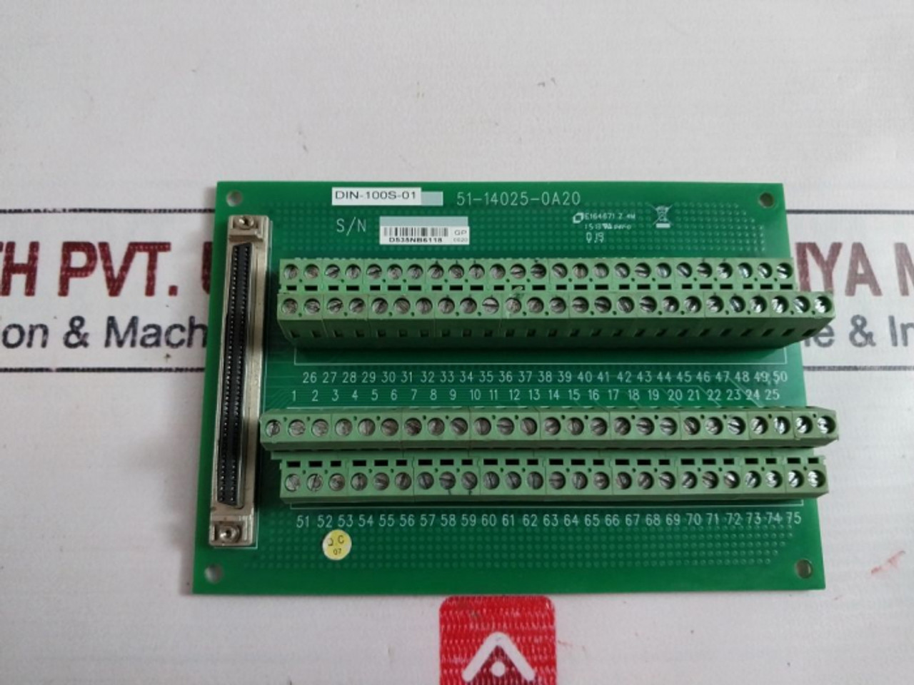 Din-100S-01 94V-0 Terminal Board E164671 Z 4M