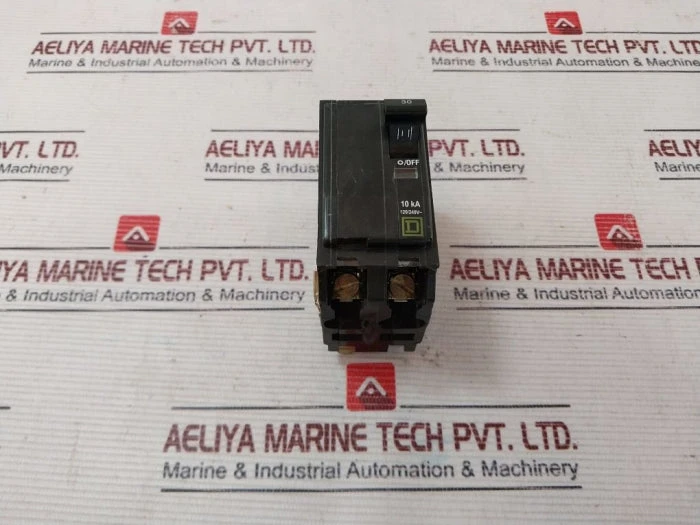 QO2100 - Interruptor termomagnético mini Square D de 2 polos, 100A, 10kA, 120/240V, enchufable