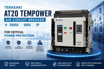 Terasaki AT20 Tempower Air Circuit Breaker 2000A 690V 3P for Critical Power Protection