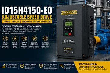 Baldor ID15H4150-EO Adjustable Speed Drive 150 HP 460V AC Industrial Motor Controller